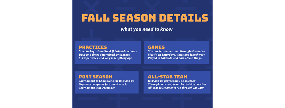 Have questions about Fall Soccer?